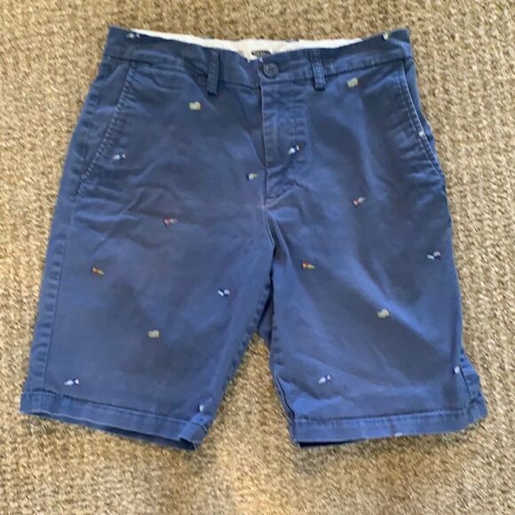3/$30 Old Navy Blue Flag Chino Shorts Men’s 29 Perfect for July 4th Festivities! - Picture 4 of 4
